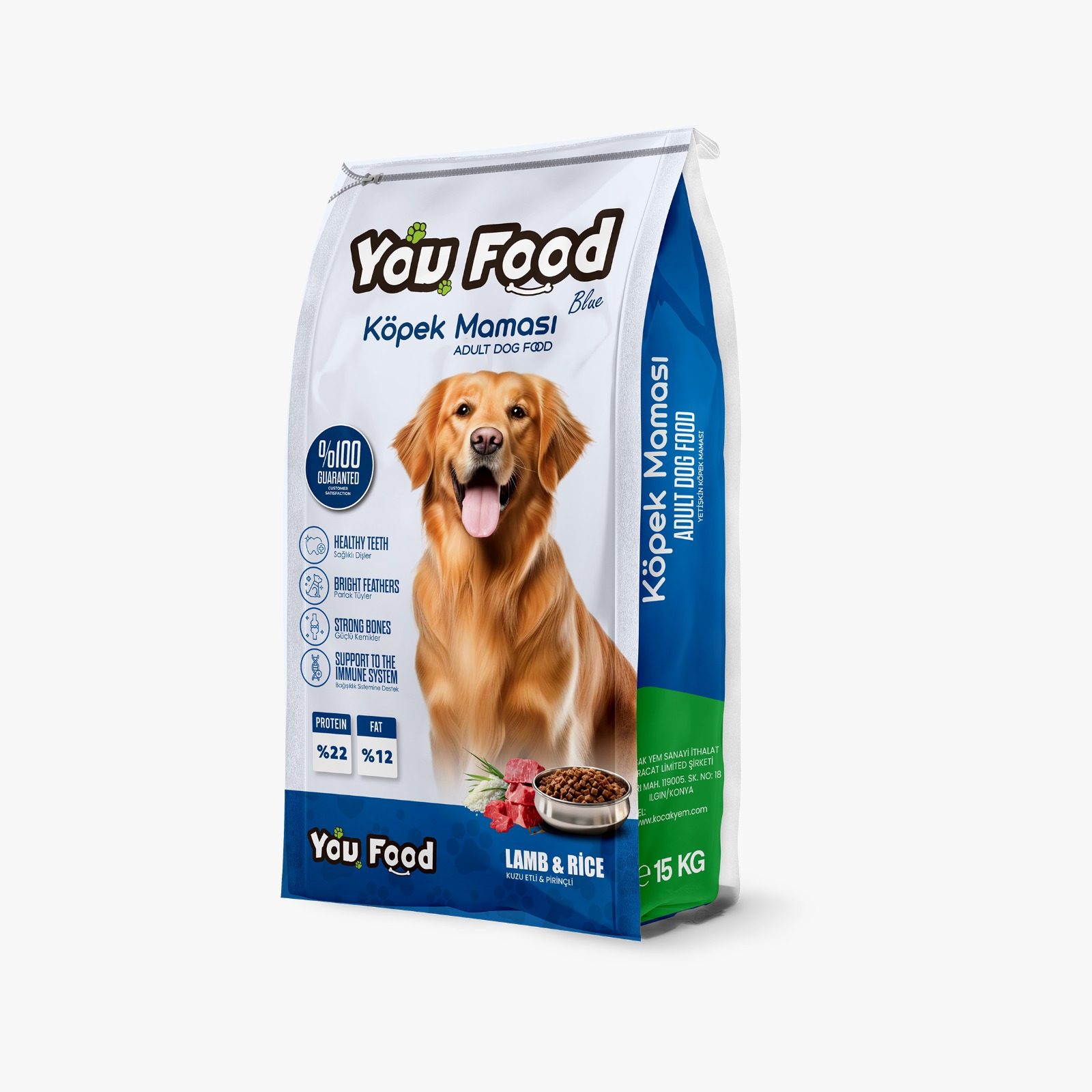 YouFood Yetişkin Köpek Maması — Kuzu &amp;Pirinç