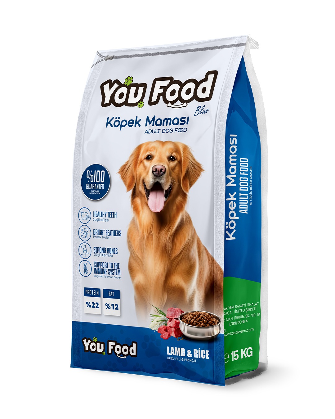 YouFood Yetişkin Köpek Maması — Tavuk & Pirinç